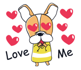 AUSTIN FRENCH BULLDOG sticker #5798485