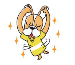 AUSTIN FRENCH BULLDOG sticker #5798512