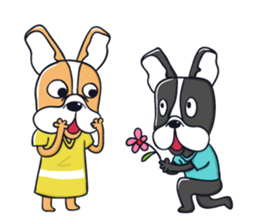 AUSTIN FRENCH BULLDOG sticker #5798513