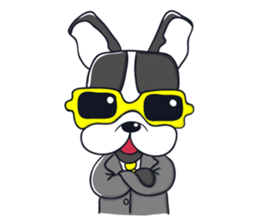 AUSTIN FRENCH BULLDOG sticker #5798517