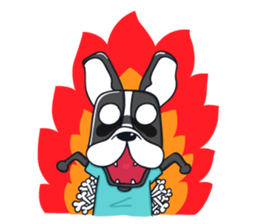 AUSTIN FRENCH BULLDOG sticker #5798520