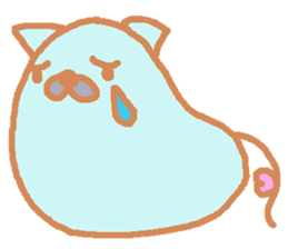 Cat seems to be soft English bar. sticker #5799248