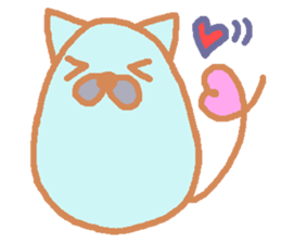 Cat seems to be soft English bar. sticker #5799249