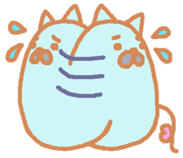 Cat seems to be soft English bar. sticker #5799274