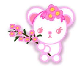 Bear chocolate-Winter. Spring sticker #5799340