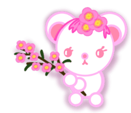 Bear chocolate-Winter. Spring sticker #5799340