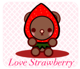 Bear chocolate-Winter. Spring sticker #5799347