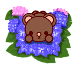 Bear chocolate-Winter. Spring sticker #5799356