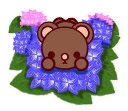 Bear chocolate-Winter. Spring sticker #5799356