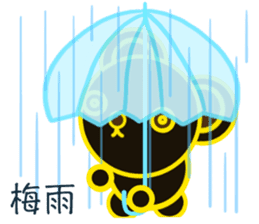 Bear chocolate-Winter. Spring sticker #5799357