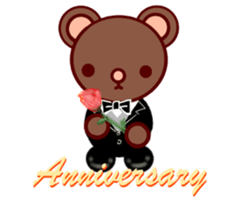 Bear chocolate-Winter. Spring sticker #5799362