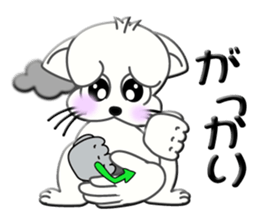 Sign language whiteblack cat  ver. 2 sticker #5799585