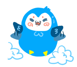 Chu Chu bird sticker #5799780