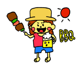 active girl sticker #5800284