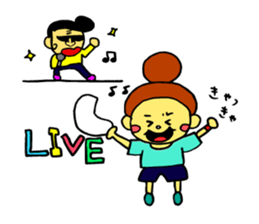 active girl sticker #5800286