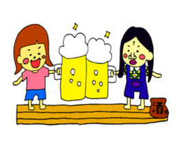 active girl sticker #5800302