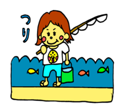 active girl sticker #5800314