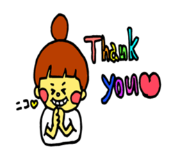 active girl sticker #5800320