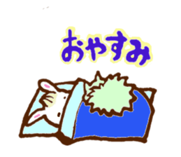 rabit  and cat sticker sticker #5800329