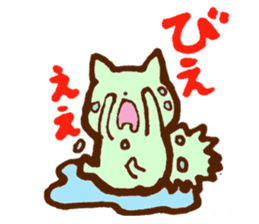 rabit  and cat sticker sticker #5800345