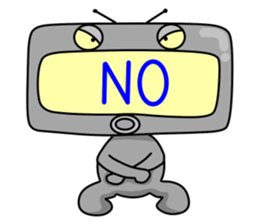 TV MAN sticker #5801287