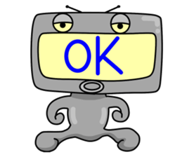 TV MAN sticker #5801288