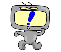 TV MAN sticker #5801295