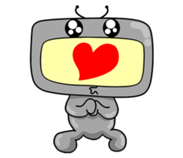 TV MAN sticker #5801298