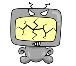 TV MAN sticker #5801310