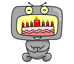 TV MAN sticker #5801315