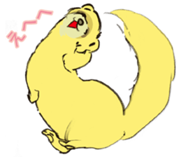 Nuisance cute weasel-chan sticker #5801910