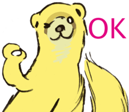 Nuisance cute weasel-chan sticker #5801917