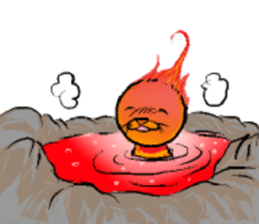 a fire cat sticker #5802194