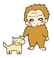 Monkeys and cats sticker #5802417