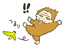 Monkeys and cats sticker #5802431