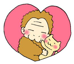 Monkeys and cats sticker #5802443