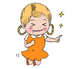 I love to eat! ! Girl sticker #5802586