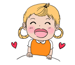 I love to eat! ! Girl sticker #5802588