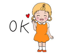 I love to eat! ! Girl sticker #5802599