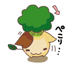 This cat loves broccolis sticker #5802705