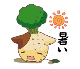 This cat loves broccolis sticker #5802714