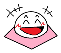 the steamed bun of bean jam man sticker #5802763