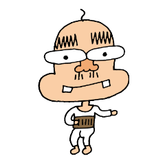A strange man in Japan.