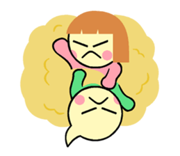 not cute is two people. sticker #5803687