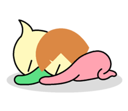 not cute is two people. sticker #5803701