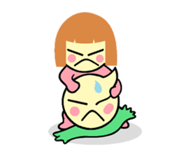 not cute is two people. sticker #5803702