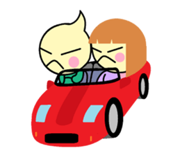 not cute is two people. sticker #5803710