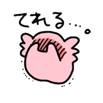 Ambystoma mexicanum pink sticker #5804103