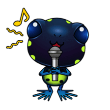 Motchiri frog sticker #5804769