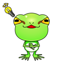 Motchiri frog sticker #5804780